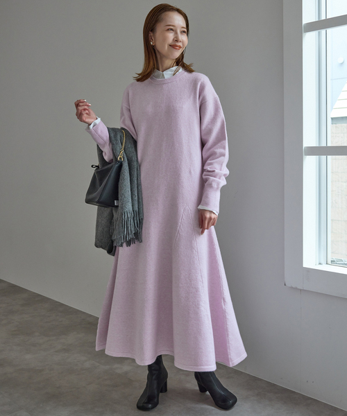 SLOBE IENA（スローブイエナ） ワンピース フレアーニットワンピース