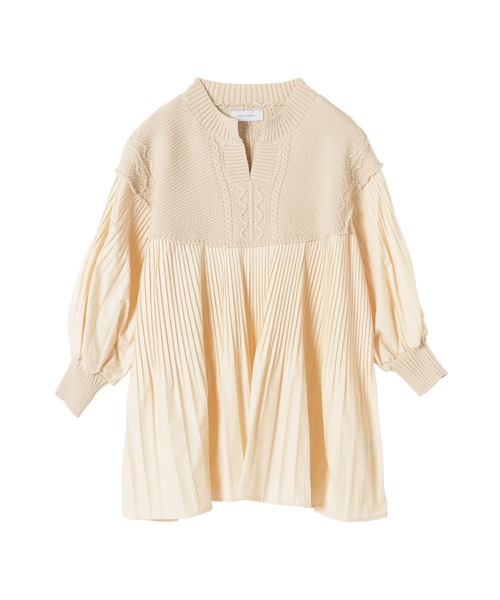 「DOLLUPOOPS」 長袖ブラウス 38 ベージュ レディース_画像4