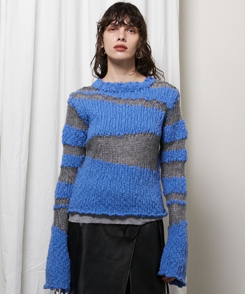prank project ニット PRANK PROJECT（プランクプロジェクト） 長袖ニット FREE ブルー