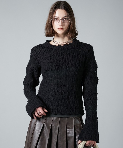 prank project ニット PRANK PROJECT（プランクプロジェクト） 長袖ニット FREE ブルー