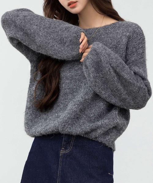 DAY CLOSET ニット セーター 「肩魅せ2WAY」ゆるっと綺麗見せ。長袖
