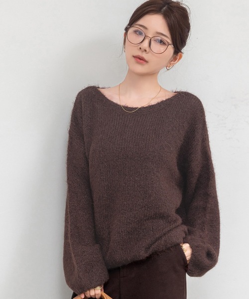 ニット　お値下げ中です フリンジ前後2WAYニット（トップス/カーディガン）【セール】｜Samansa