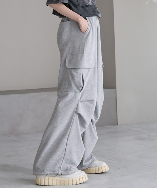 「CIASENSE」 スウェットパンツ S グレー メンズ_画像3