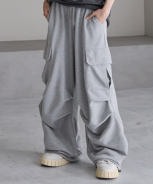 「CIASENSE」 スウェットパンツ S グレー メンズ_画像4