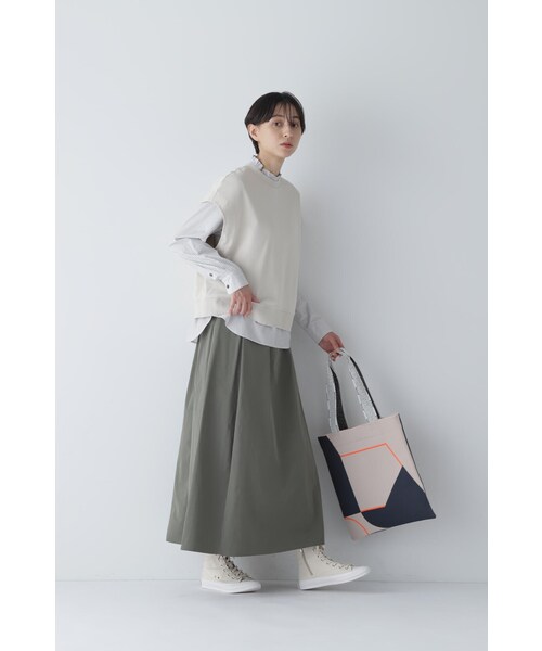 「human woman」 ノースリーブトップス MEDIUM ライトグリーン レディース_画像3