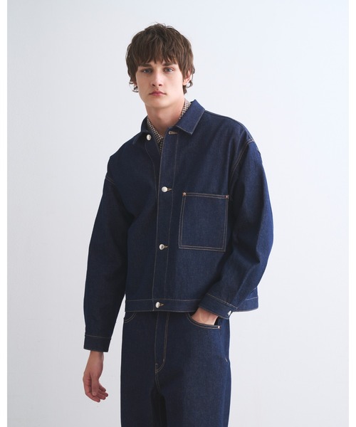 ブルゾン アウター WORK JACKET 001D メンズの画像