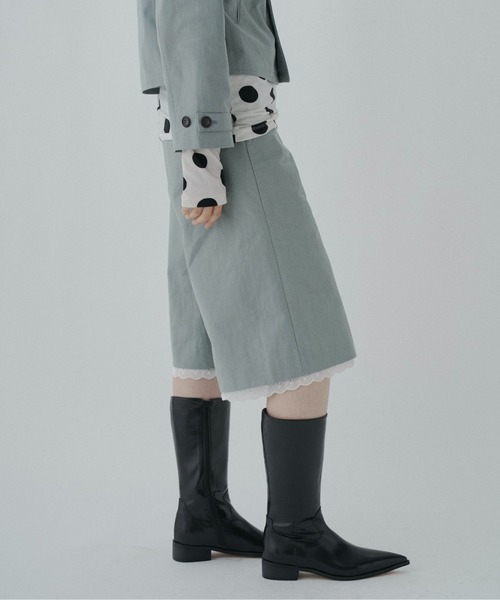 FEKETE（フェケテ） パンツ cotton lace half pants / レースハーフ