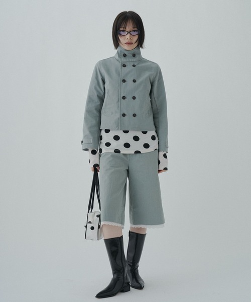 FEKETE（フェケテ） パンツ cotton lace half pants / レースハーフ