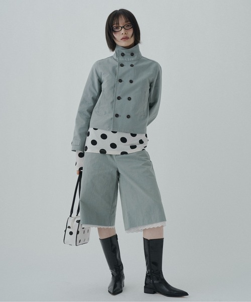 FEKETE（フェケテ） パンツ cotton lace half pants / レースハーフ