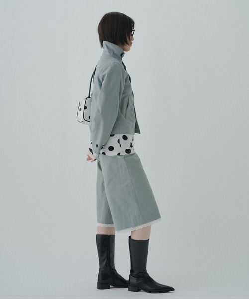 lace half pants レース FEKETE（フェケテ） パンツ cotton lace half pants / レースハーフ