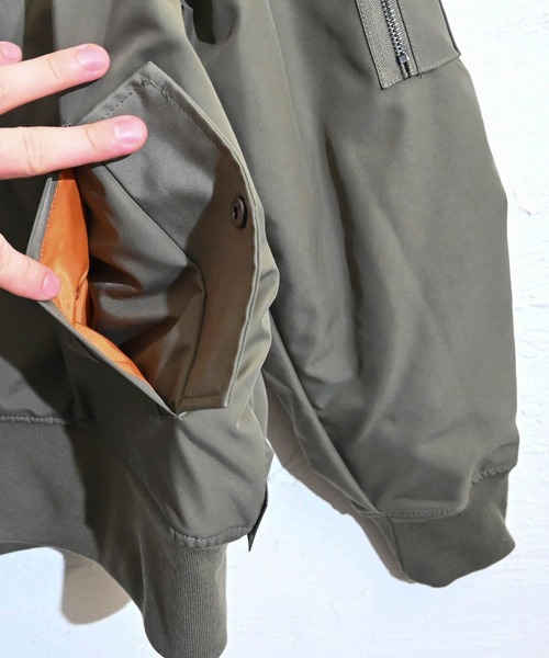 「Anytime Songs」 ブルゾン MEDIUM カーキ メンズ_画像4