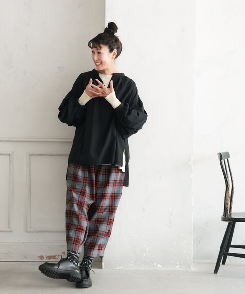 「soulberry」 長袖ニット 4L ブラウン レディース_画像10