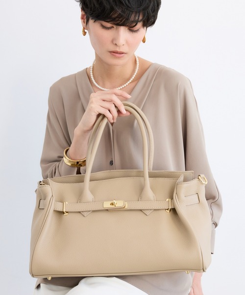 【MILOS】ベルト付きショルダー 金具付きショルダーバッグLarge《MILOS》｜FAVORITE SUKINAMONO