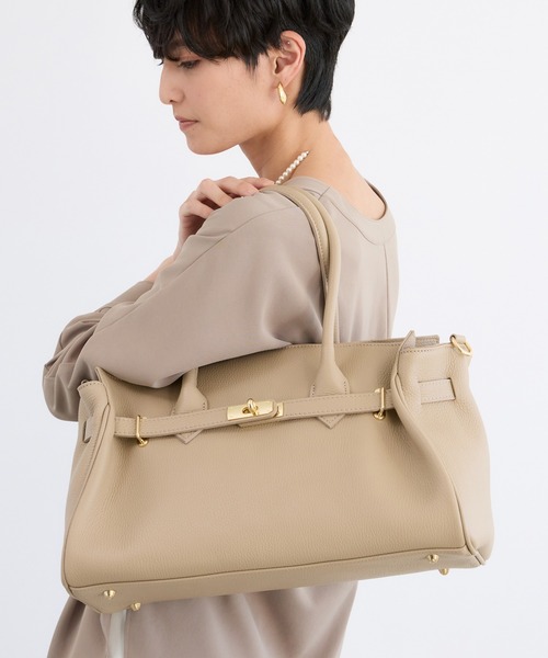 【MILOS】 ベルトツキショルダー◆ SHIPS｜【SHIPS別注】MILOS: 金具付き ベルト トート M | Rakuten