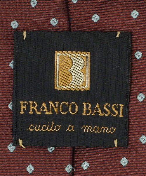 FRANCO BASSI（フランコバッシ） ネクタイ ピン ドット ジャガード