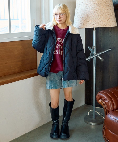 「LOVETOXIC」 「KIDS」ブルゾン - ブラック キッズ_画像3