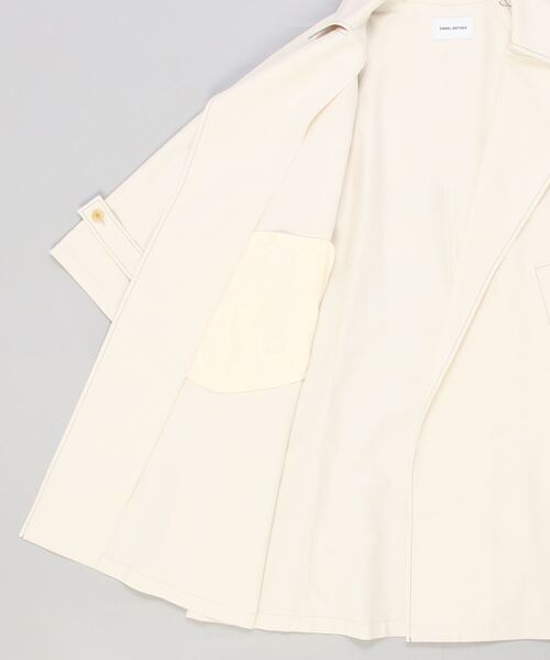 「EMMEL REFINES」 トレンチコート FREE ネイビー レディース_画像3