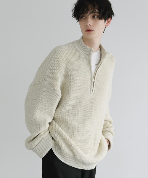 「LILL」 長袖ニット X-LARGE オフホワイト メンズ_画像2