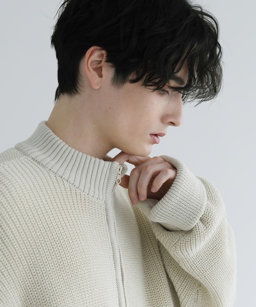 「LILL」 長袖ニット X-LARGE オフホワイト メンズ_画像9