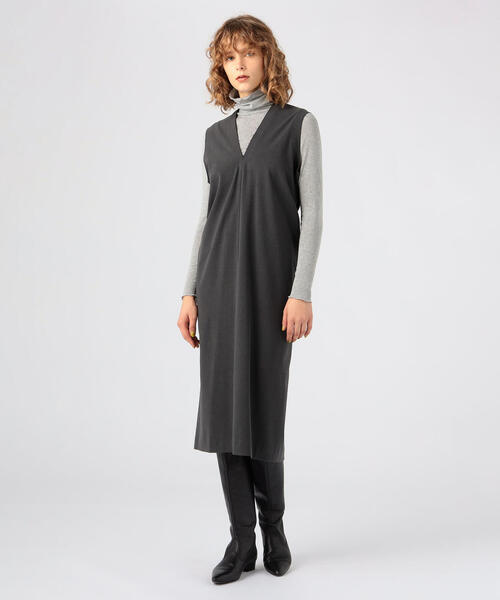 「BALLSEY」 ノースリーブワンピース 36 ブルー レディース_画像4