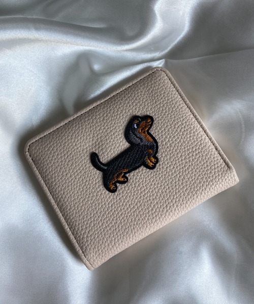 Loco Ocean（ロコオーシャン） ミニ 二つ折り 二つ折り財布 財布 「犬
