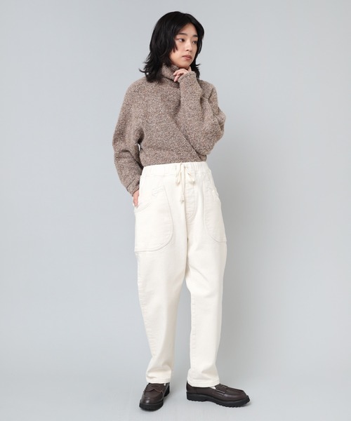 「URCH RNA」 イージーパンツ MEDIUM グリーン レディース_画像4