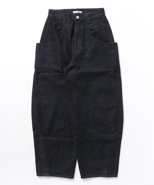 「VANNIE U」 デニムパンツ S ブラック レディース_画像2