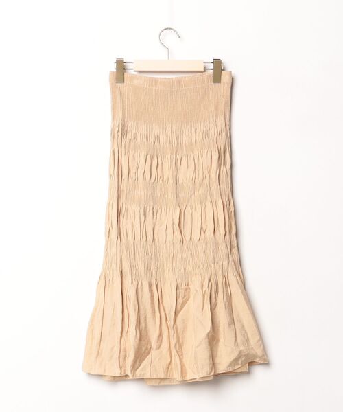 「Comme ca Mature」 プリーツスカート FREE キャメル レディース_画像2