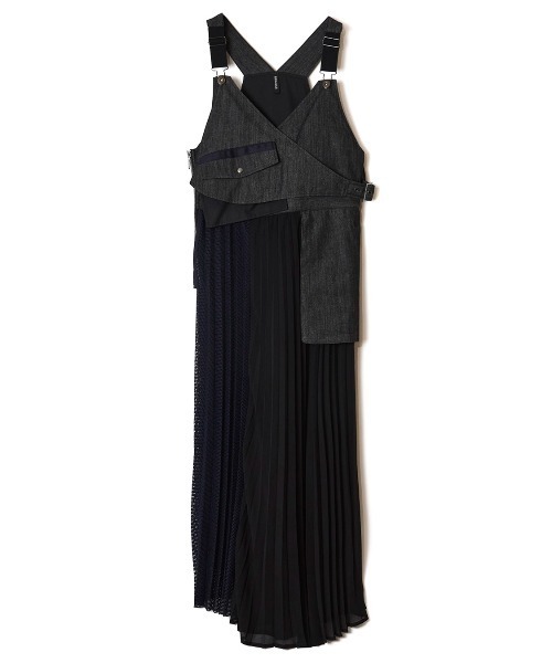 「AULA AILA」 サロペットスカート 1 ネイビー レディース_画像3