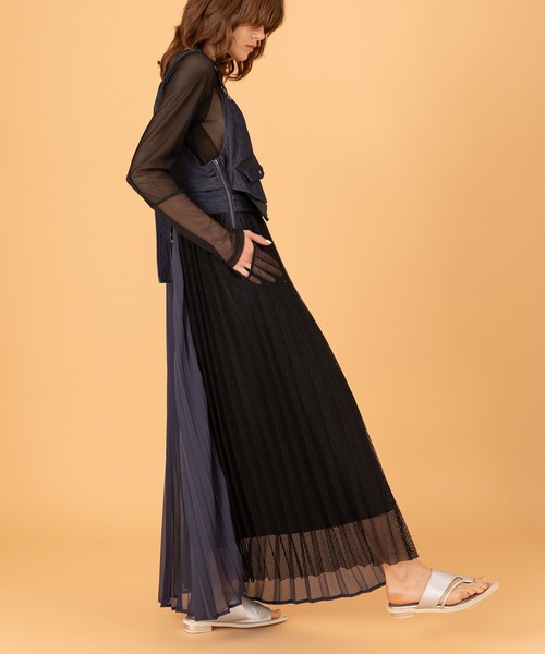 「AULA AILA」 サロペットスカート 1 ネイビー レディース_画像4