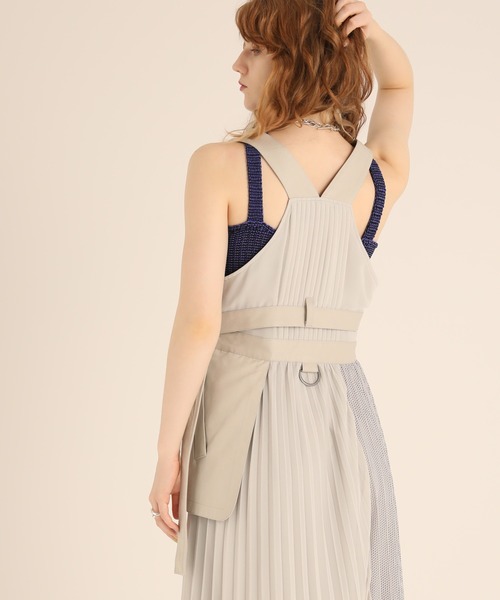 「AULA AILA」 サロペットスカート 1 ネイビー レディース_画像9