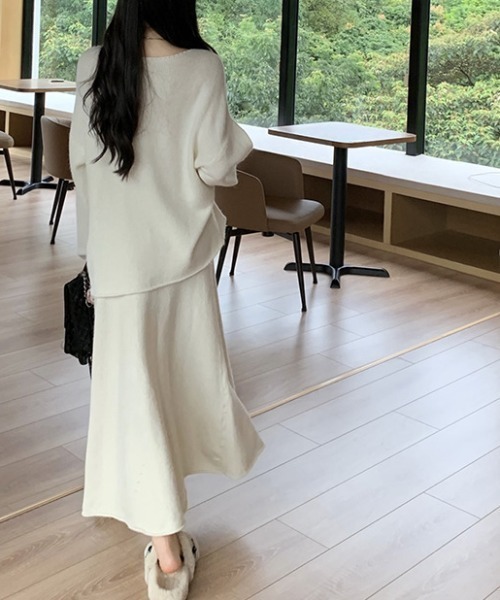 「deux amour」 セットアップ FREE グレー レディース_画像3