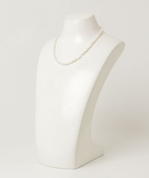 「COCOSHNIK」 ネックレス 40cm ホワイト レディース_画像2