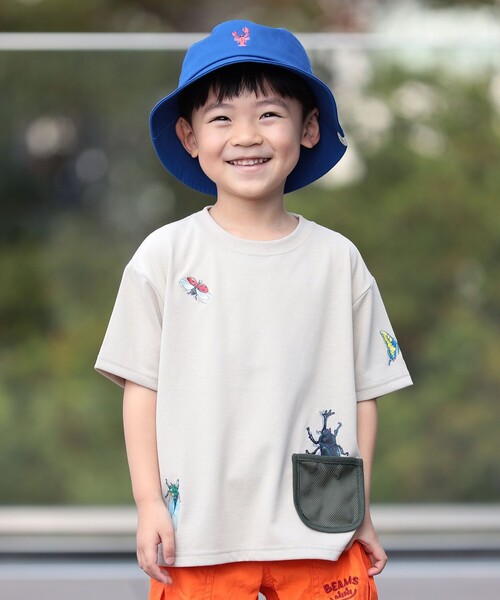 BEAMS mini（ビームス ミニ） uvカット tシャツ メッシュ ポケット