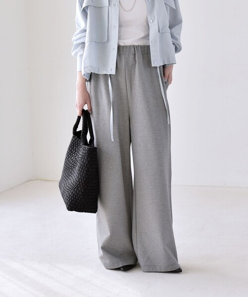 quaranciel ワイドパンツ スウェットパンツ ジャージ quaranciel