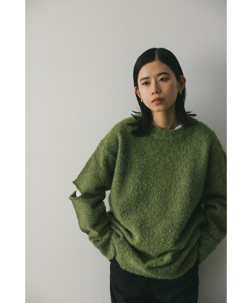 「STYLEMIXER」 長袖ニット FREE ベージュ レディース_画像4