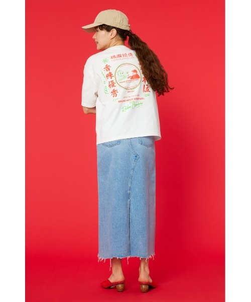 「RODEO CROWNS WIDE BOWL」 半袖Tシャツ LARGE イエロー レディース_画像6