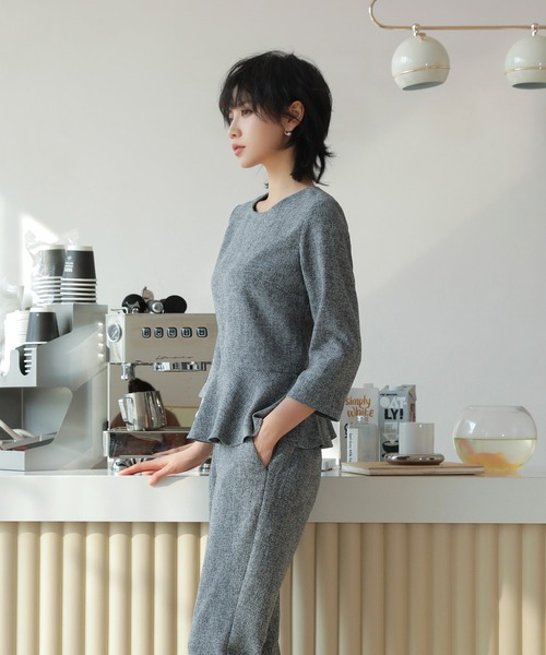 「DRESS LAB」 セットアップ S ネイビー レディース_画像6