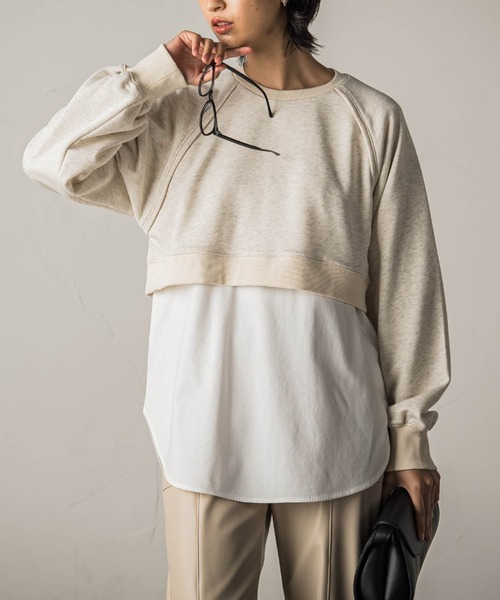 「MAYSON GREY」 スウェットカットソー M グリーン レディース_画像5