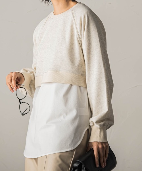 「MAYSON GREY」 スウェットカットソー M グリーン レディース_画像6