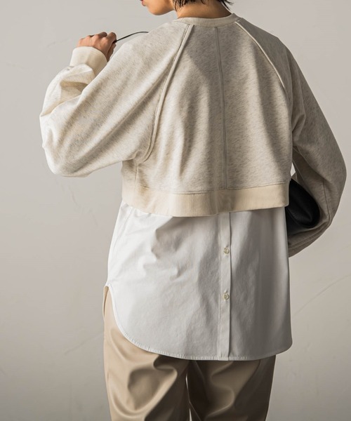 「MAYSON GREY」 スウェットカットソー M グリーン レディース_画像7