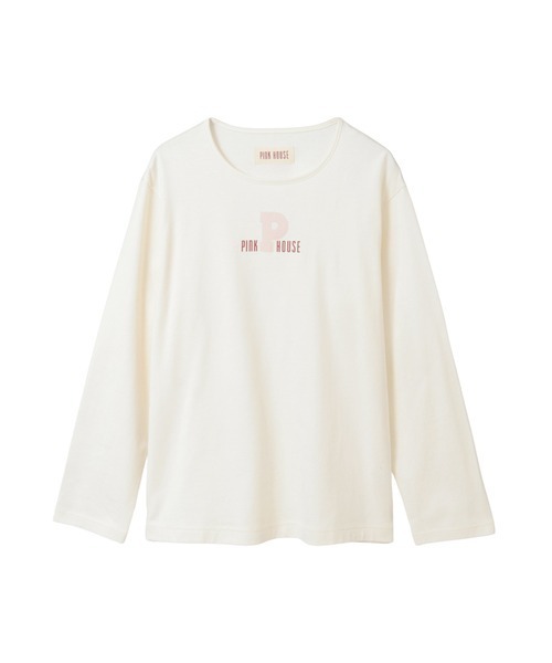 PINK HOUSE（ピンクハウス） tシャツ Pロゴ＆ロゴプリントカットソー