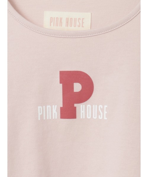 PINK HOUSE（ピンクハウス） tシャツ Pロゴ＆ロゴプリントカットソー