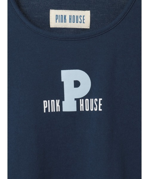PINK HOUSE（ピンクハウス） tシャツ 半袖 Pロゴ＆ロゴプリント