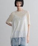 tシャツ サテンレースキャミ 664226 レ...の詳細画像2