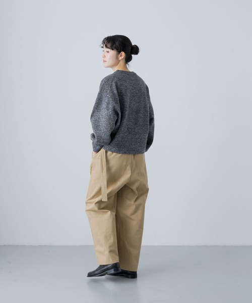 「かぐれ」 パンツ FREE チャコールグレー レディースの画像