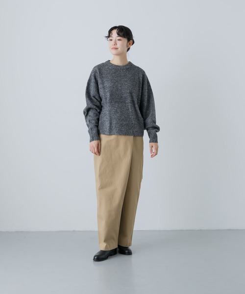 「かぐれ」 パンツ FREE チャコールグレー レディースの画像