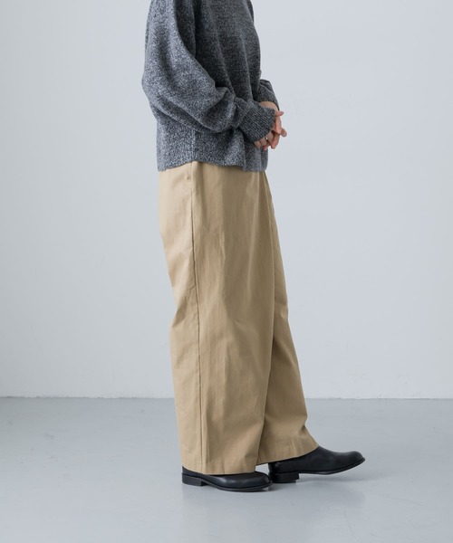 「かぐれ」 パンツ FREE チャコールグレー レディースの画像