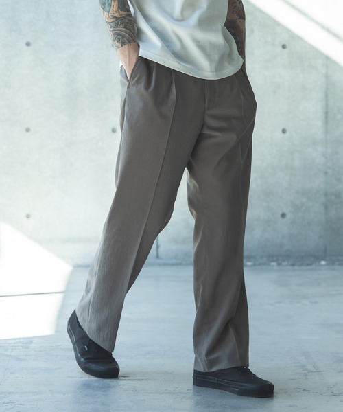 MR.OLIVE（ミスターオリーブ） スラックス QUICK DRY MATERIAL / 2TACK