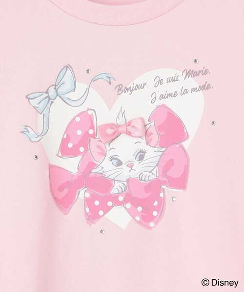 ANY（エニィ） tシャツ 「ディズニー/マリー」ショート丈 半袖Tシャツ